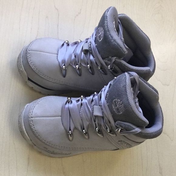 Kids Toddler Timberland Boots Grey size 8 - Picture 5 of 7